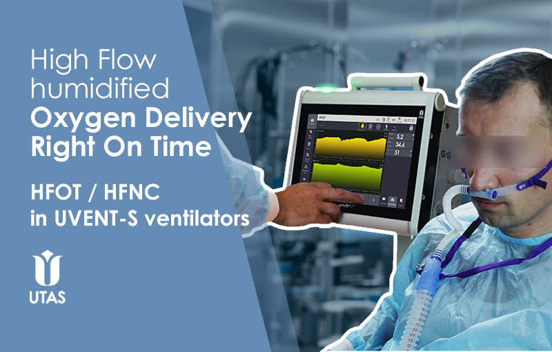 HFOT HFNC ventilation mode in UVENT-S mechanical ventilator