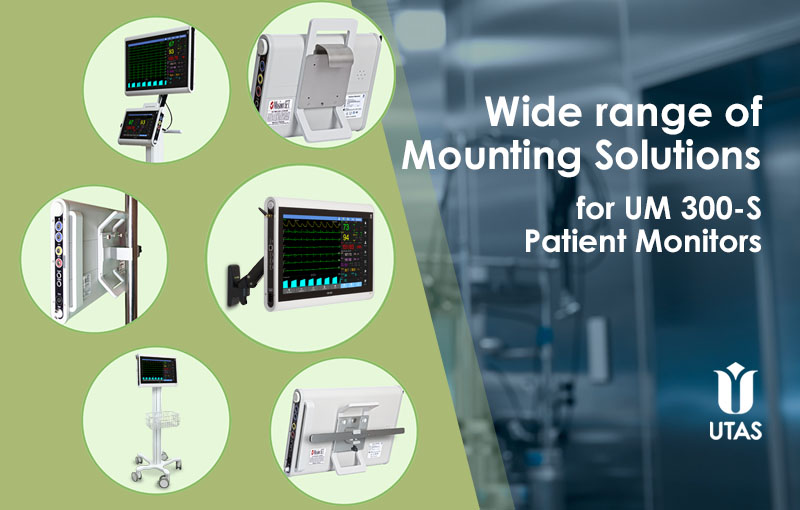 Mount for bedside patient monitor UTAS