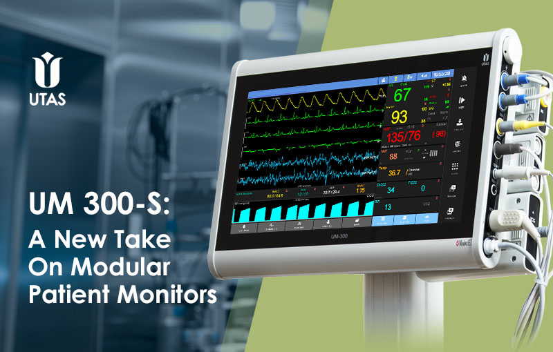 modular patient monitor UTAS ECG ICG EEG BIS NMT monitoring