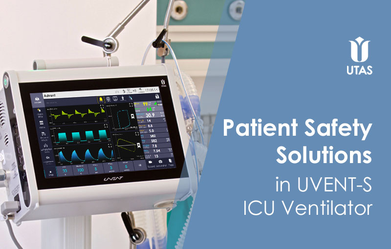 Patient safety medical equipment ventilator UVENT-S en
